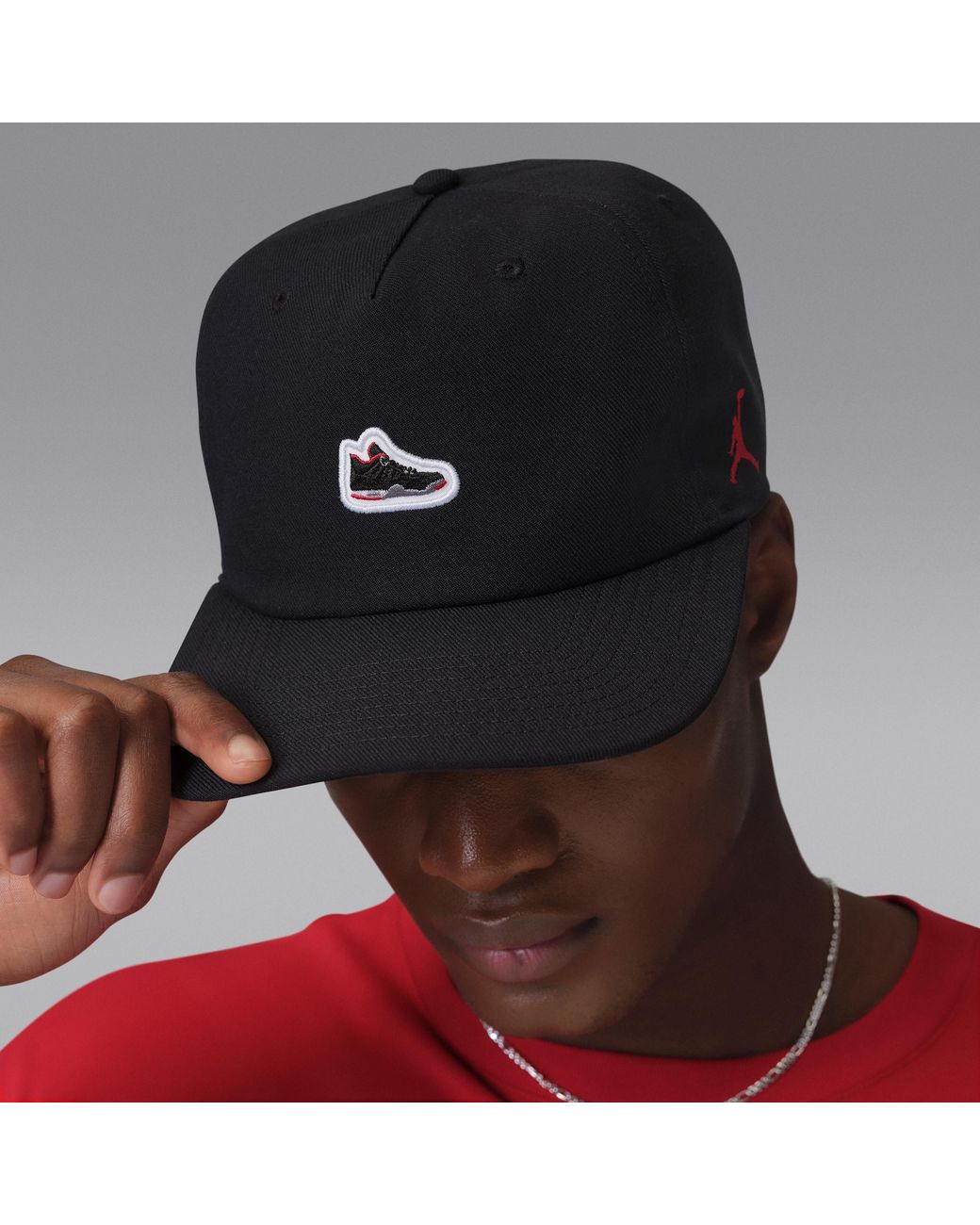 Nike Brown Pro Unstructured Aj4 Patch Hat