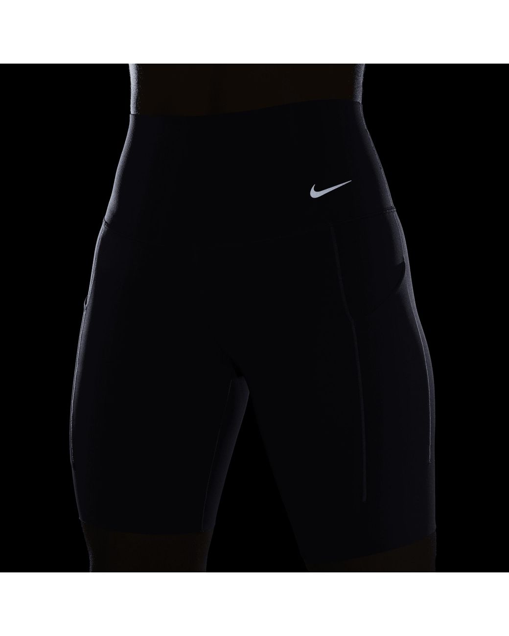 Nike Universa Medium-support High-waisted 8" Biker Shorts With Pockets in