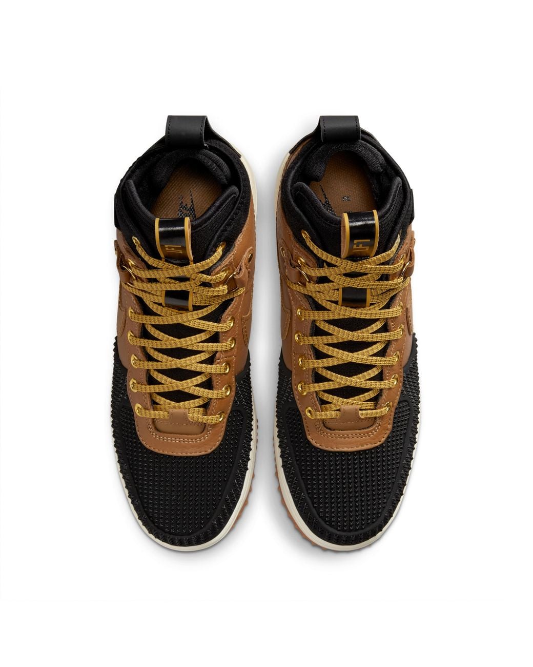 Nike Brown Lunar Force 1 Winterized Duckboots for men