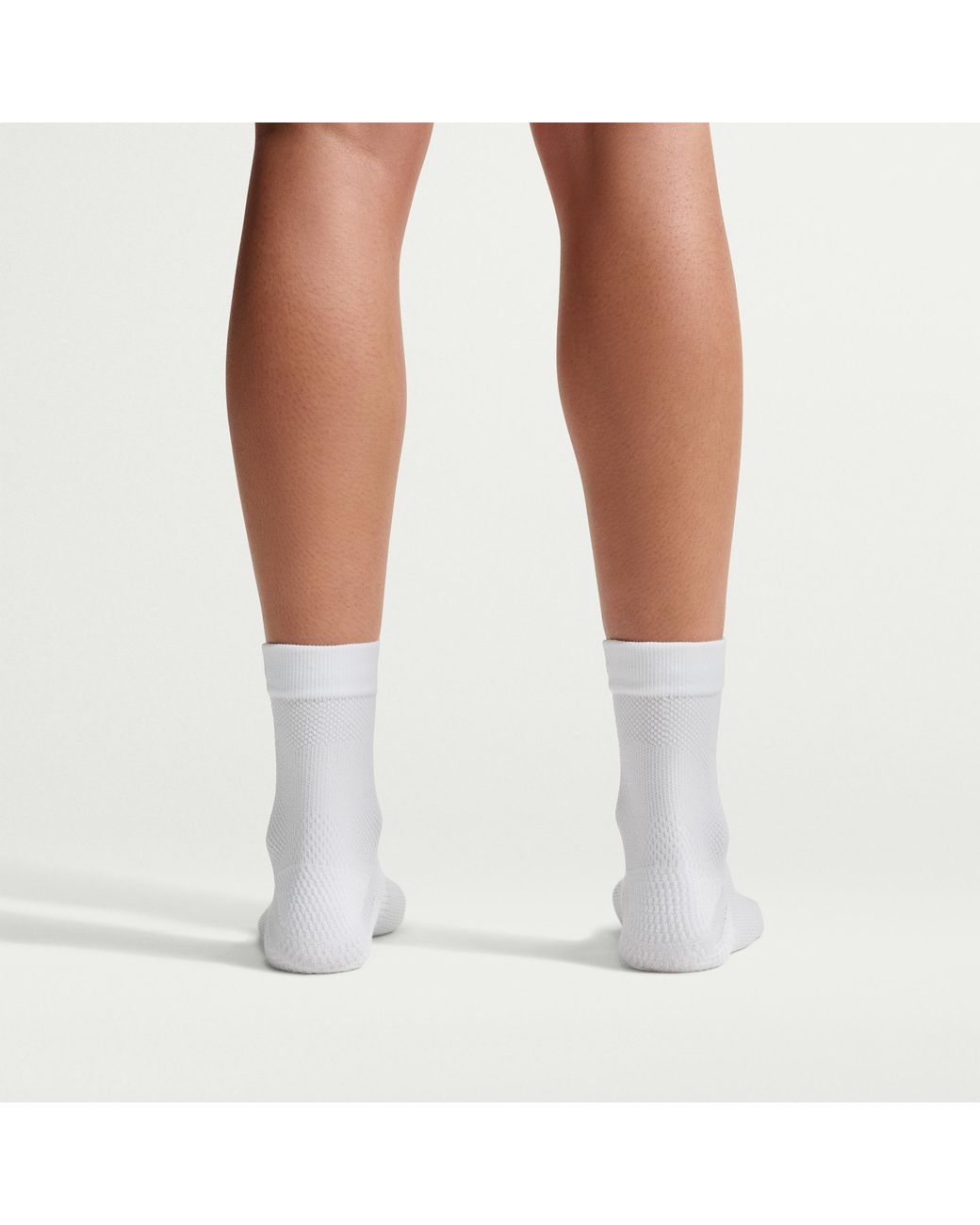 Nike White Run Lightweight Running Micro-Crew Socks (1 Pair)
