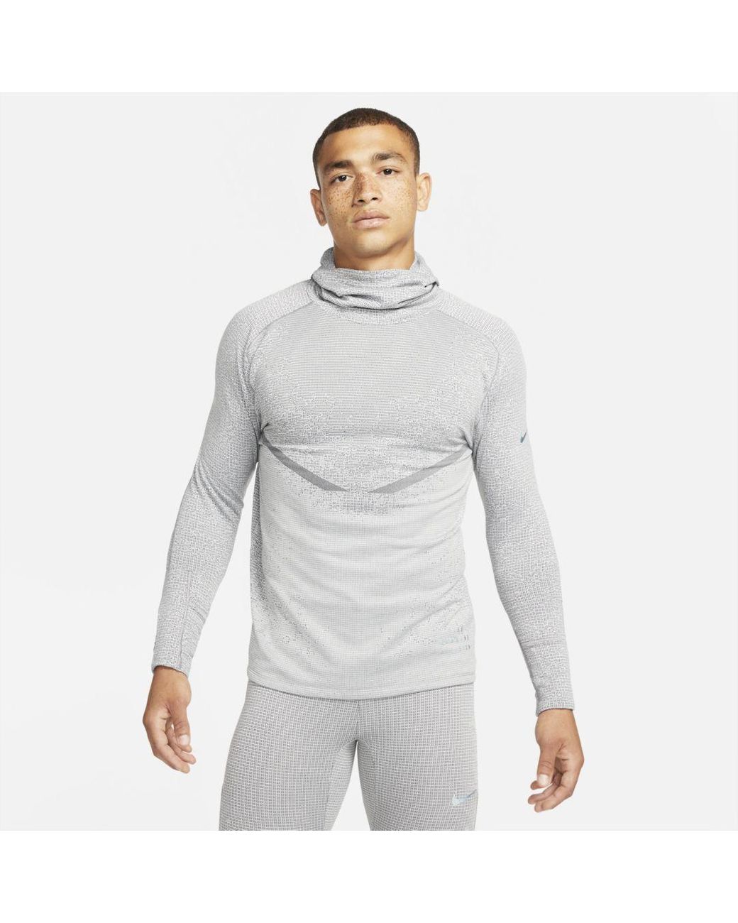 Nike Therma-fit Adv Run Division Running Mid-layer in Gray for Men | Lyst