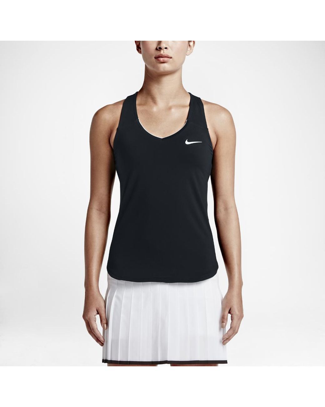 Nike Court Team Pure Women's Tennis Tank Top in Black | Lyst