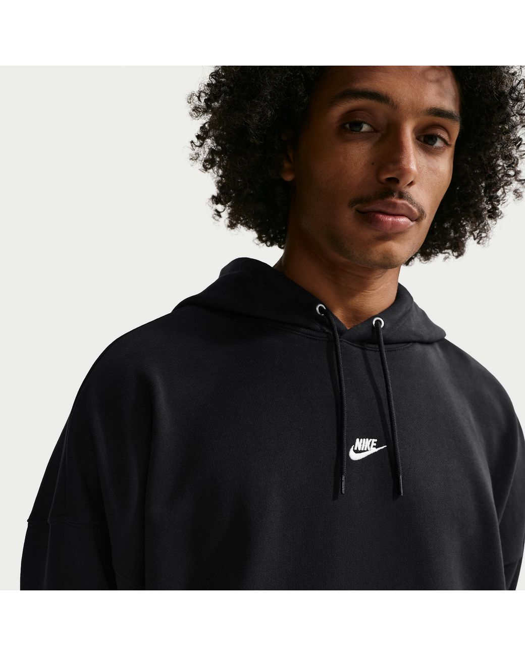nike sportswear club men's french terry pullover hoodie