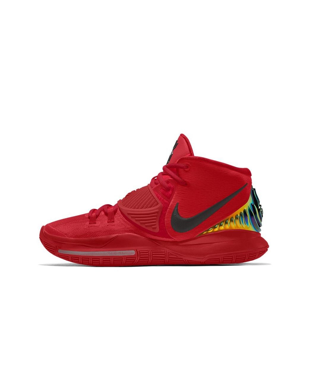 Nike Kyrie 6 By You Custom Basketball Shoe In Red | Lyst