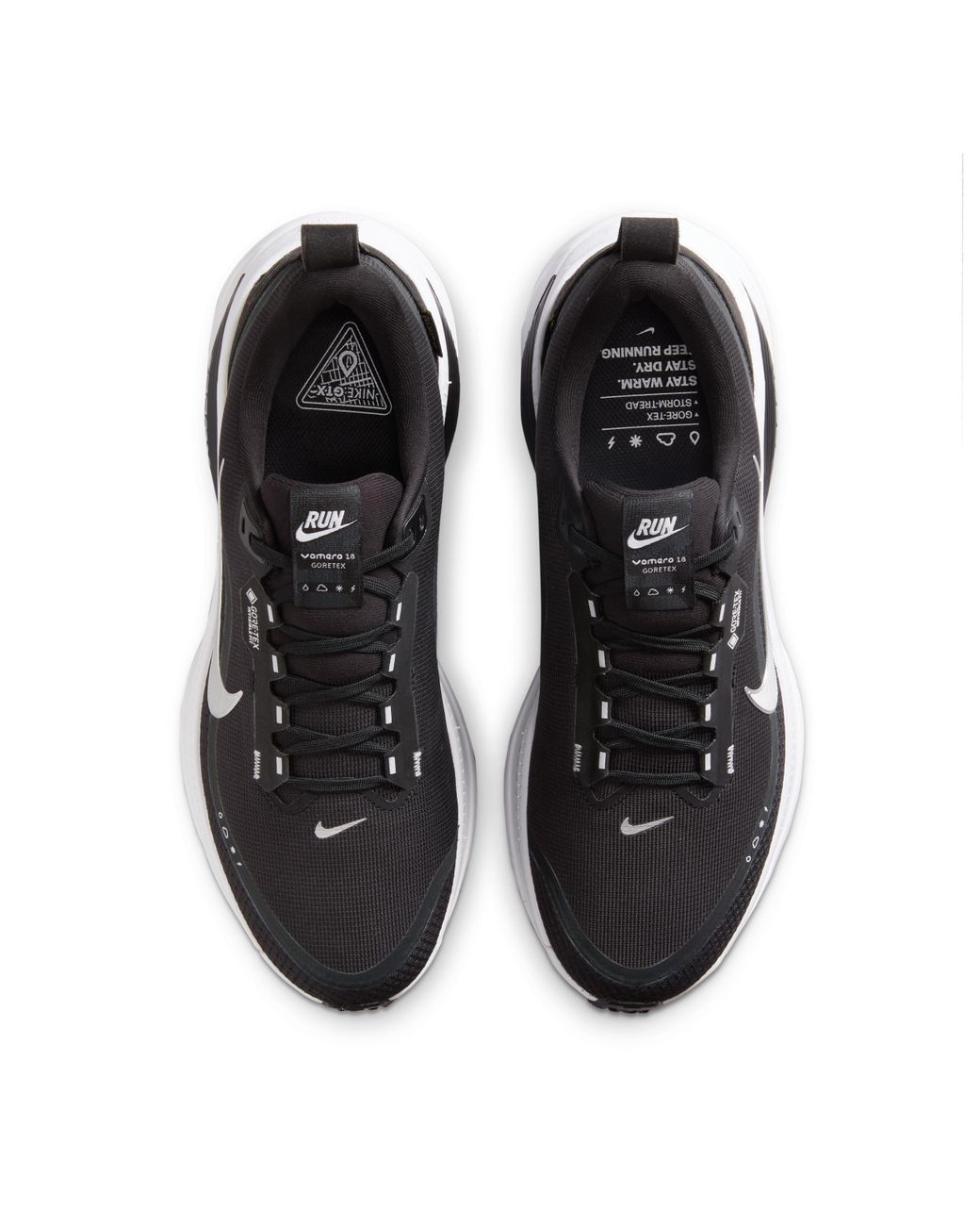 Nike Vomero 18 Gore-Tex Waterproof Road Running Shoes With 