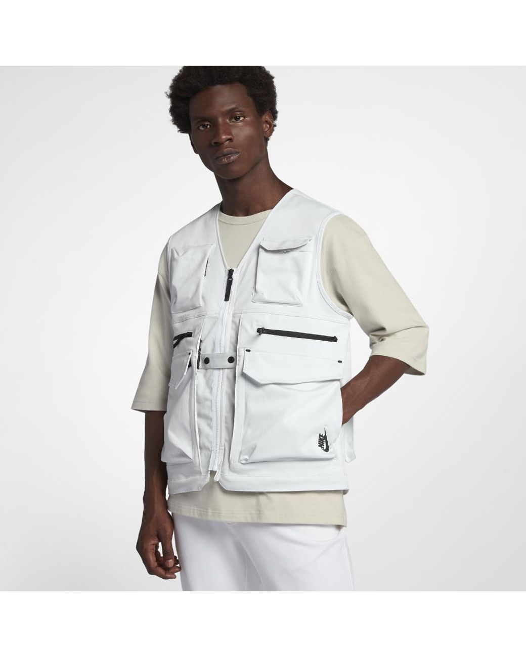 Nike Lab Collection Men's Utility Vest in White for Men | Lyst