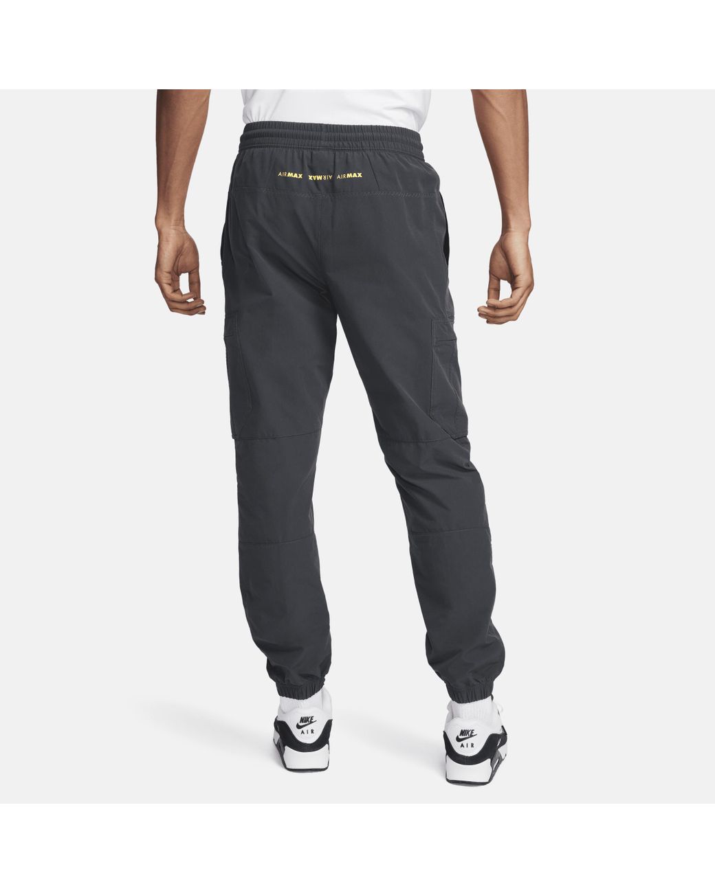 nike air max woven cargo pants grey