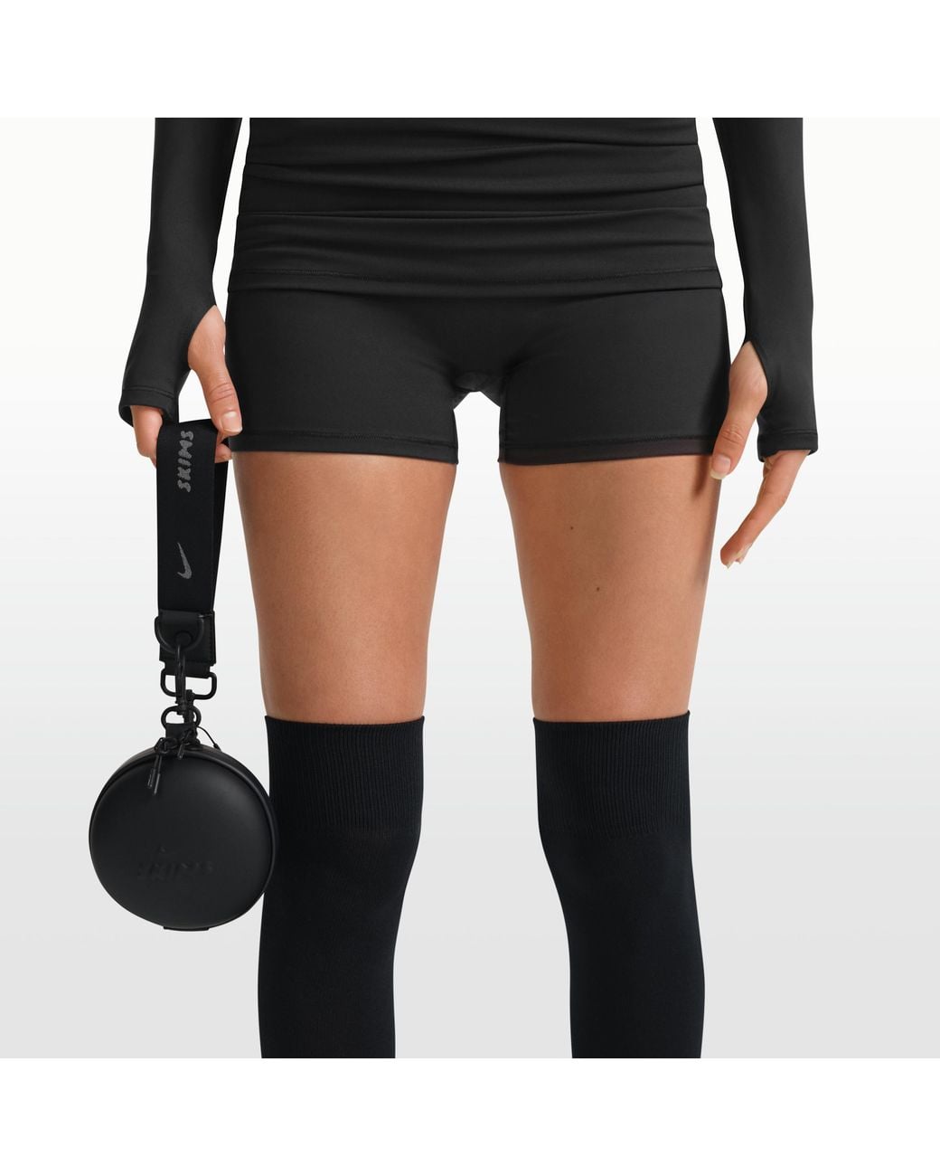 Nike Black Skims Keychain