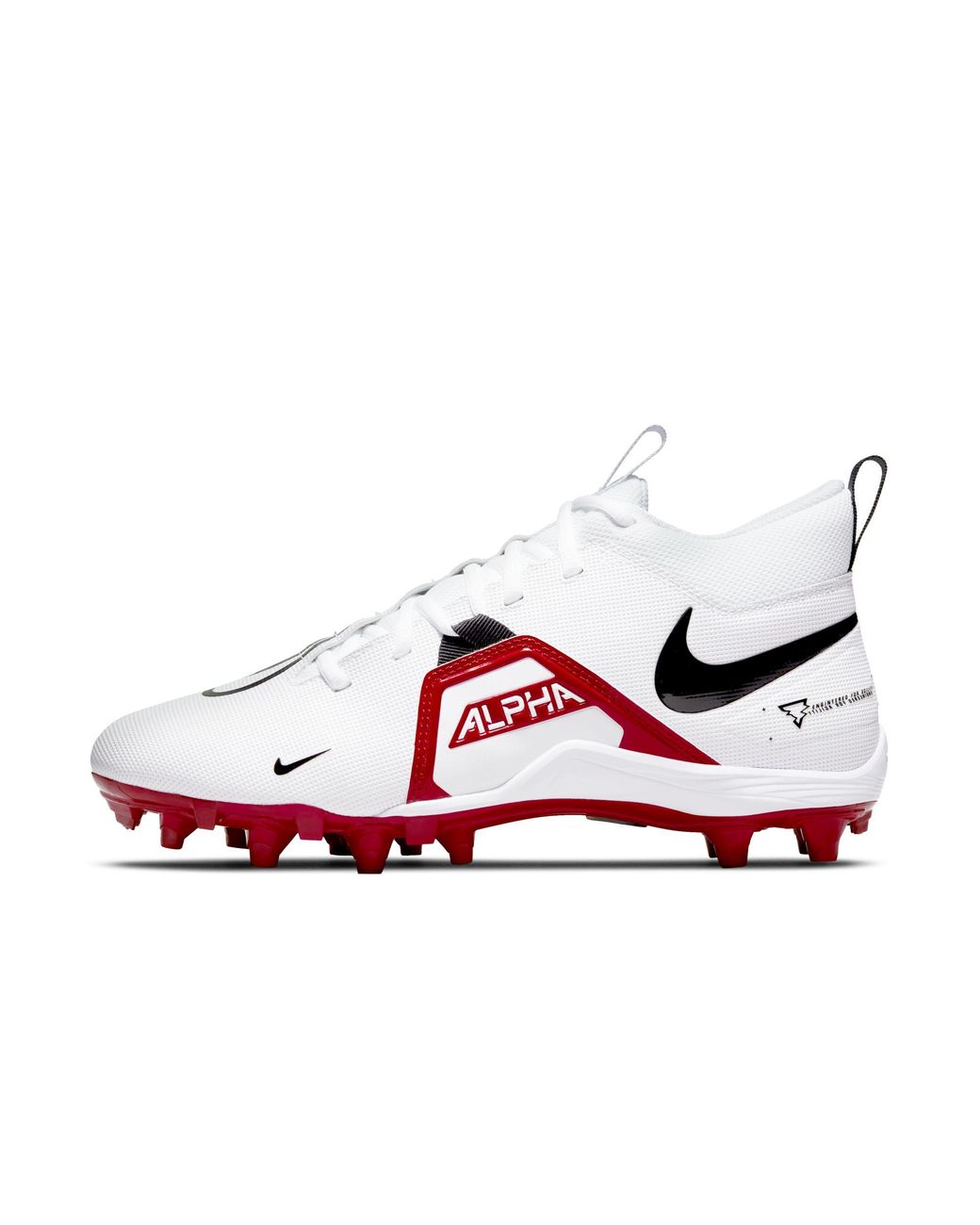 nike alpha cleats red