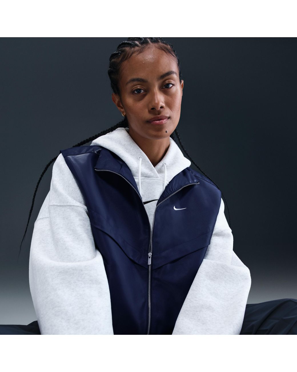 nike windbreaker vest