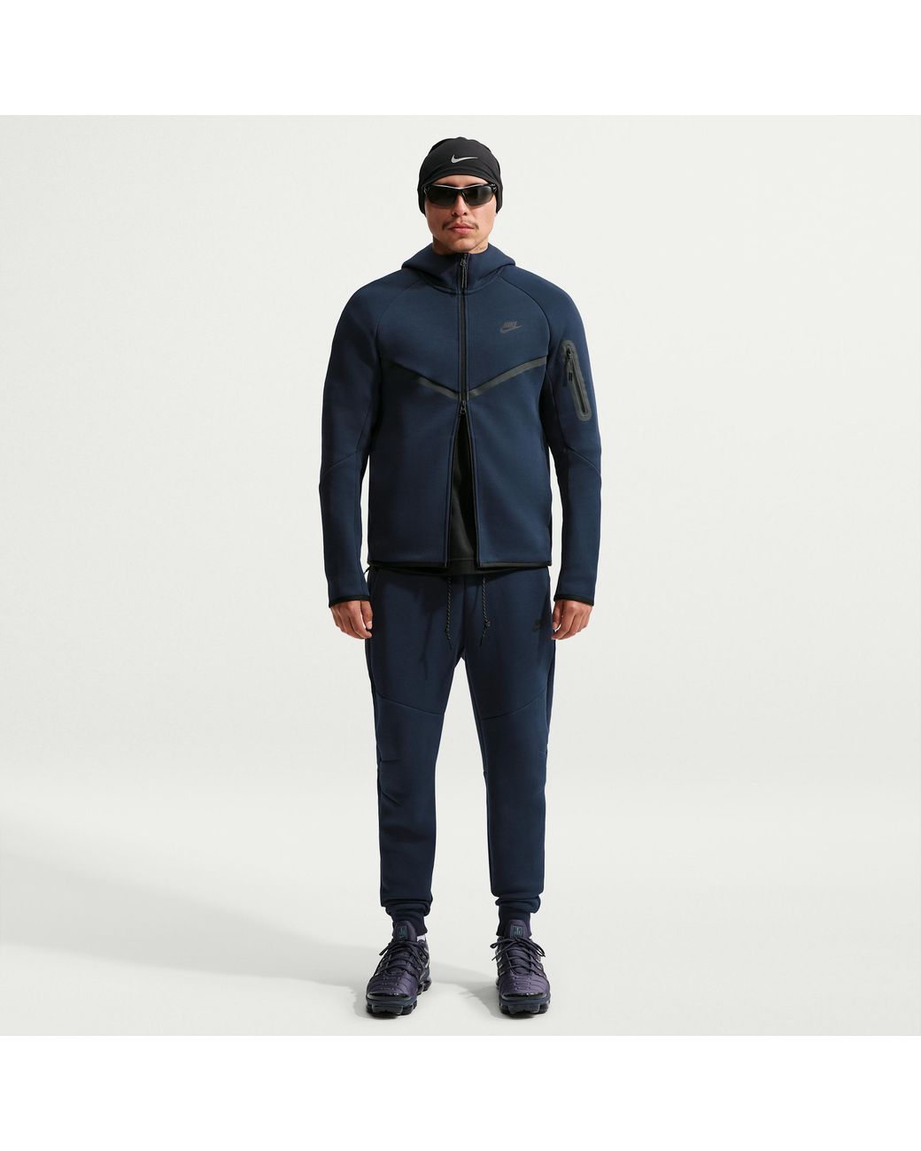 Nike Blue Tech Fleece Windrunner Full-Zip Jacket for men