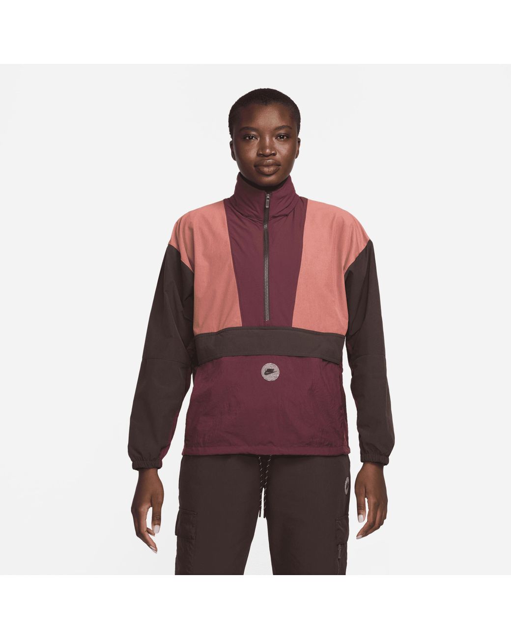 * women's sports utility 1 2 zip jacket nike sportswear revolution