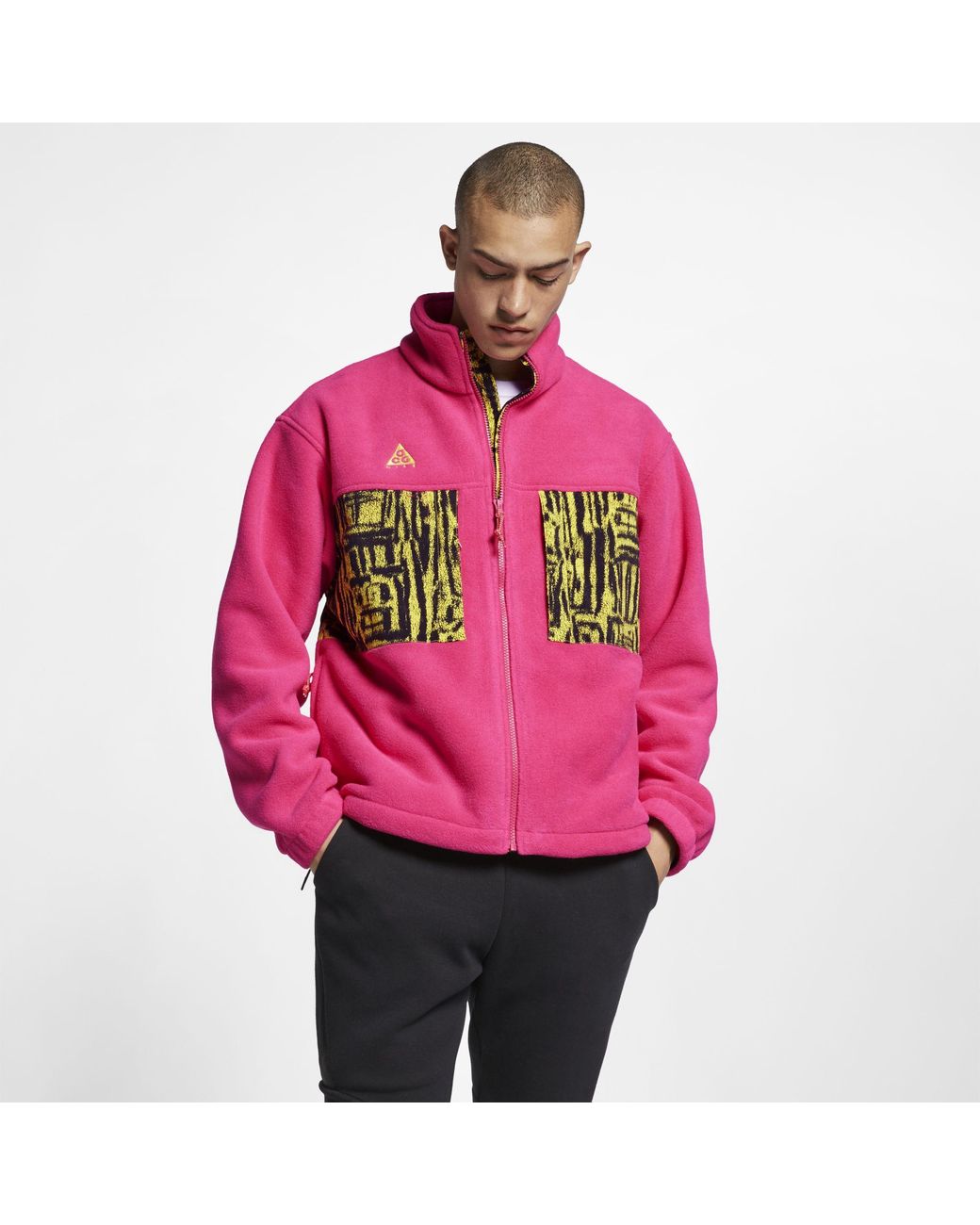 Poleron nike pink lab acg best sale fleece