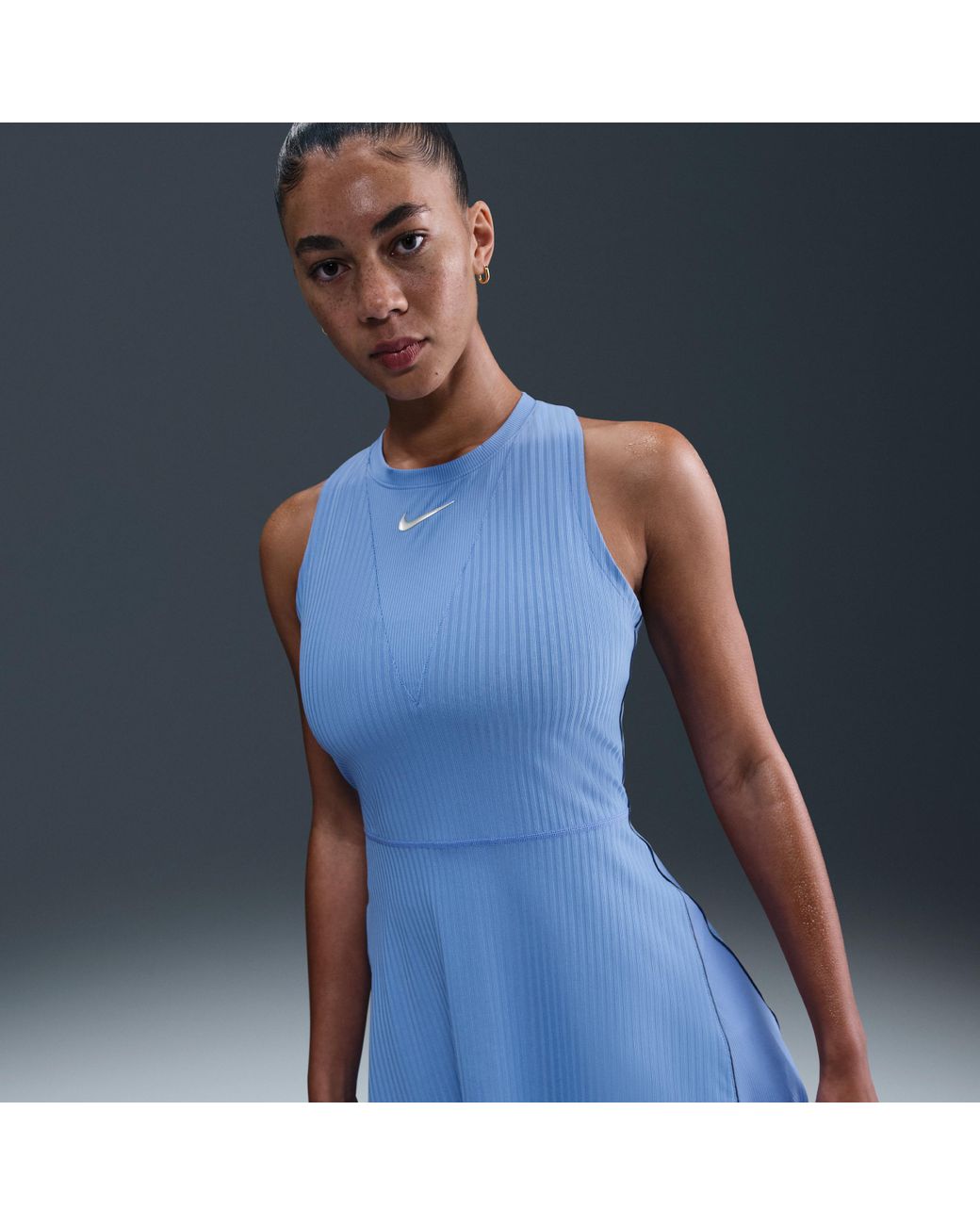 nike tennis dress blue