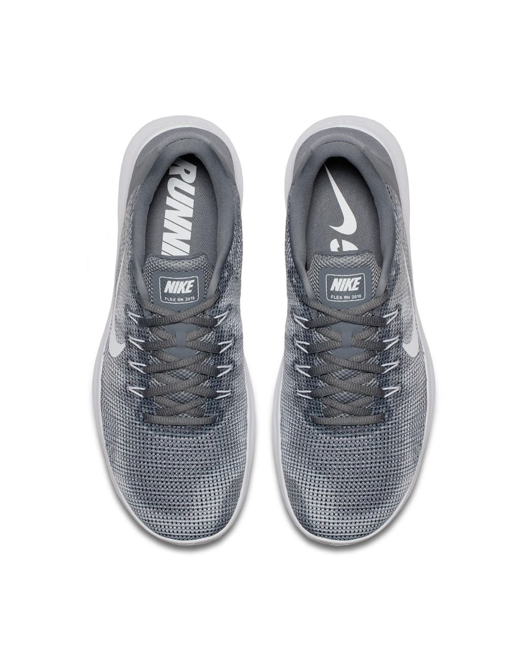 Nike Flex 2018 Rn Running Shoe Grey in Grey for Men | Lyst UK