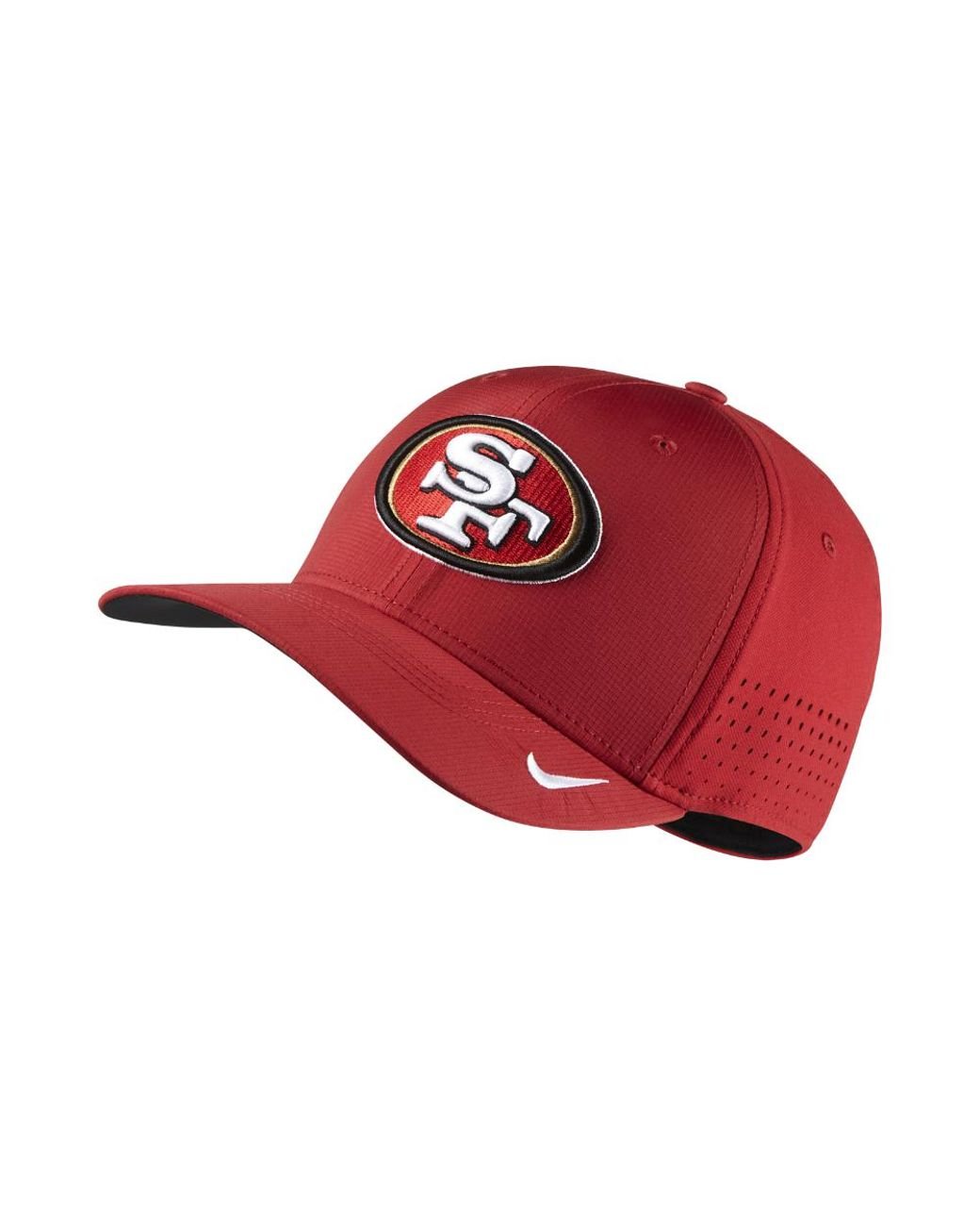 Nike Swoosh Flex (nfl 49ers) Fitted Hat in Red for Men