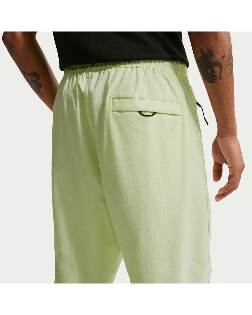 Nike Black Tech Woven Pants for men