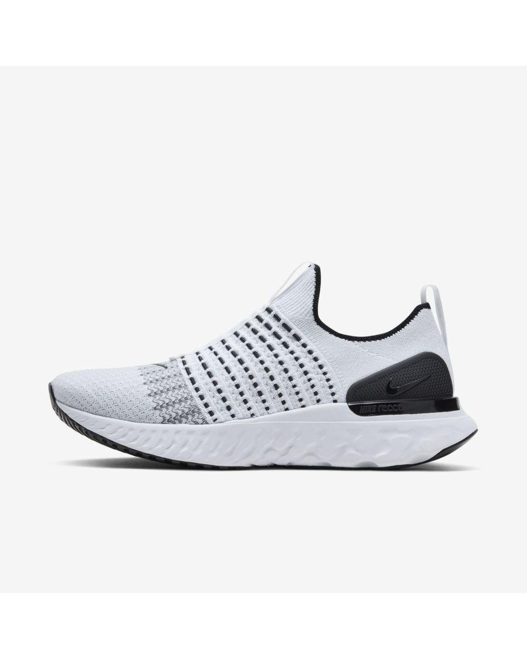 Nike Rubber React Phantom Run Flyknit 2 Running Shoe in White for Men ...