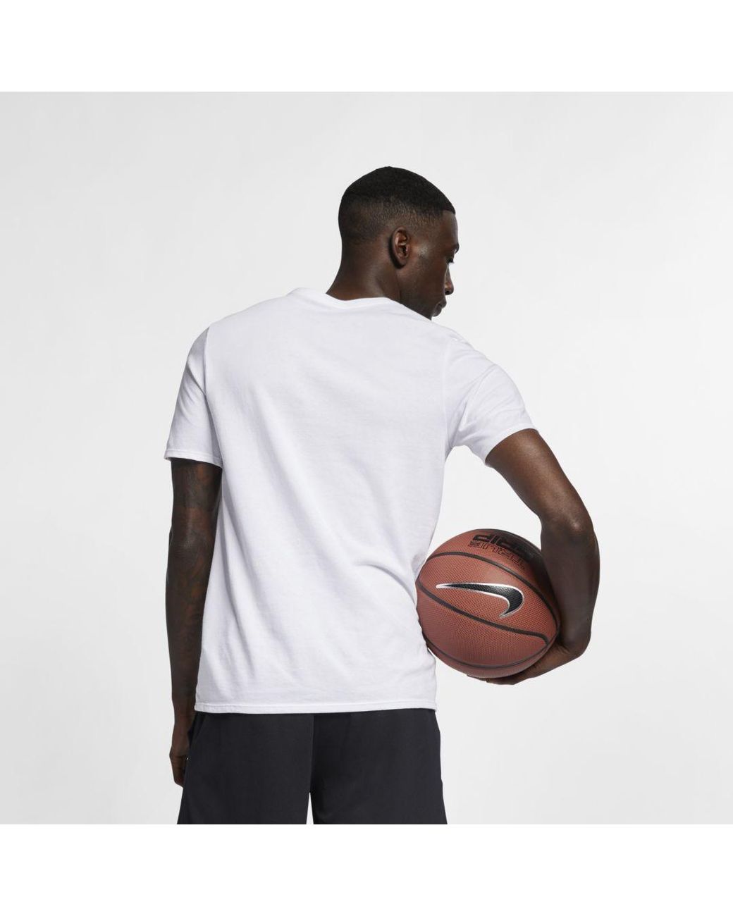 Nike Performance NBA DRY TEE - Print T-shirt - black/white/black