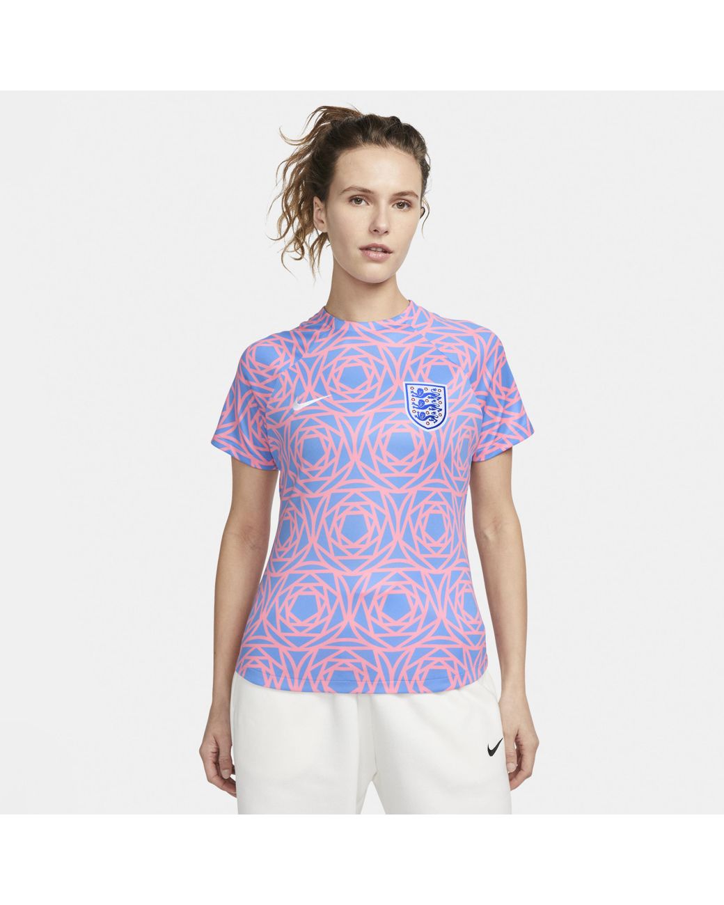 Nike England Academy Pro Drifit Football Top in Purple Lyst UK