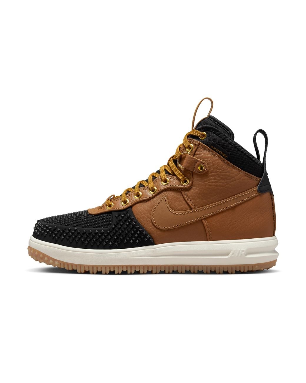Nike Brown Lunar Force 1 Winterized Duckboots for men