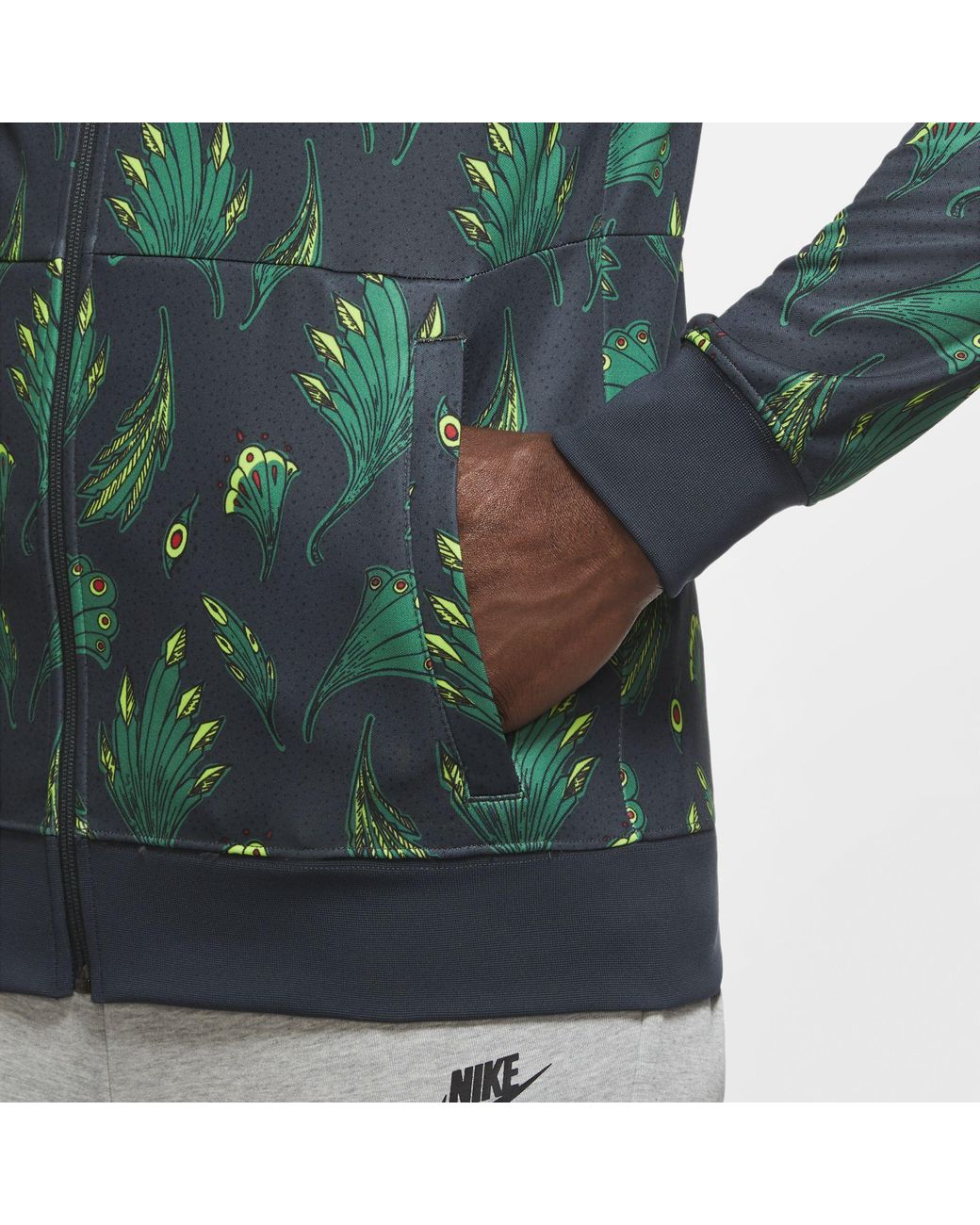 Elucidación Frenesí Malabares Nike Nigeria Football Tracksuit Jacket Green for Men | Lyst UK