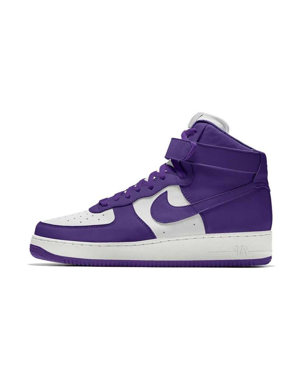 Nike Air Force 1 High Id Women's Shoe in Purple | Lyst