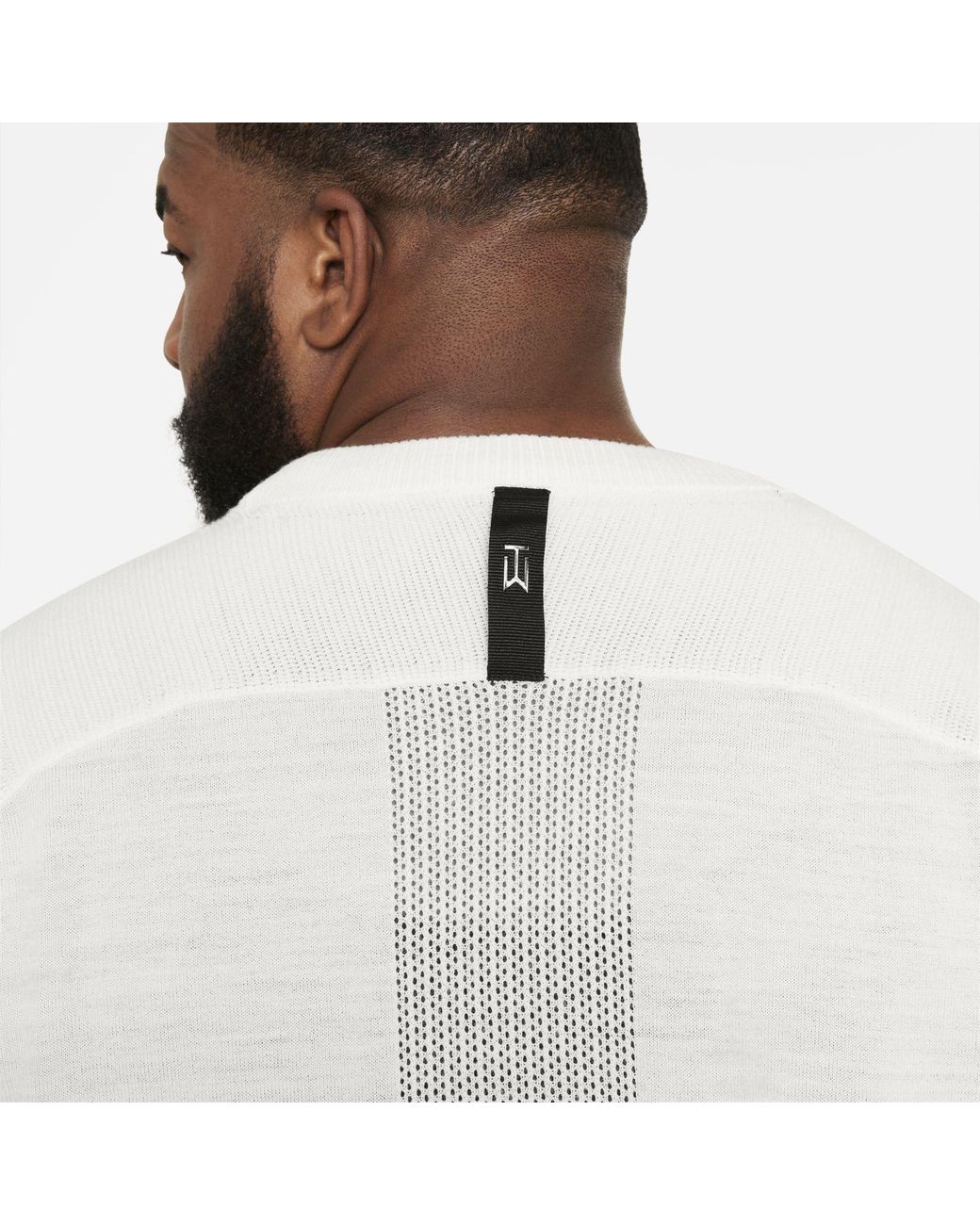 Nike Tiger Woods Knit Golf Sweater in White for Men | Lyst UK