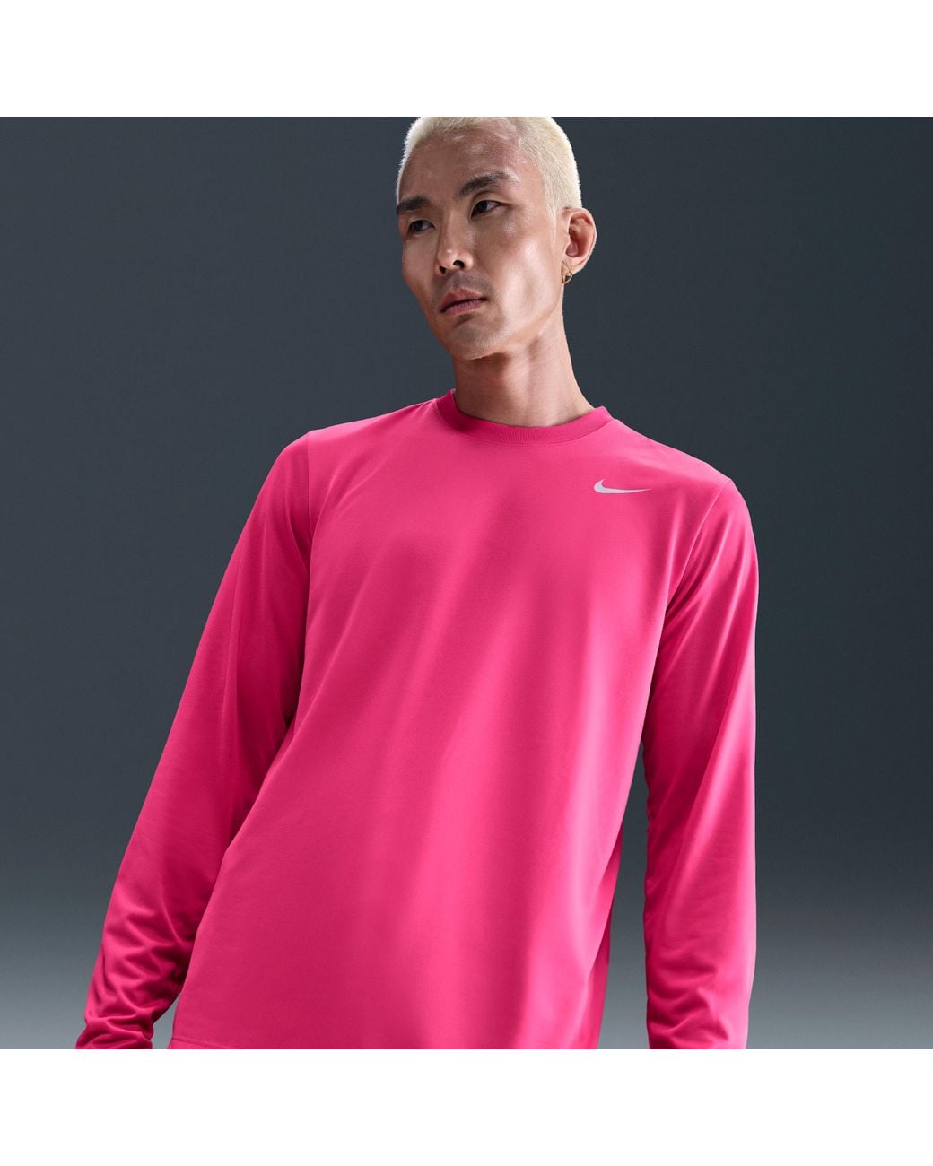 pink dri fit top