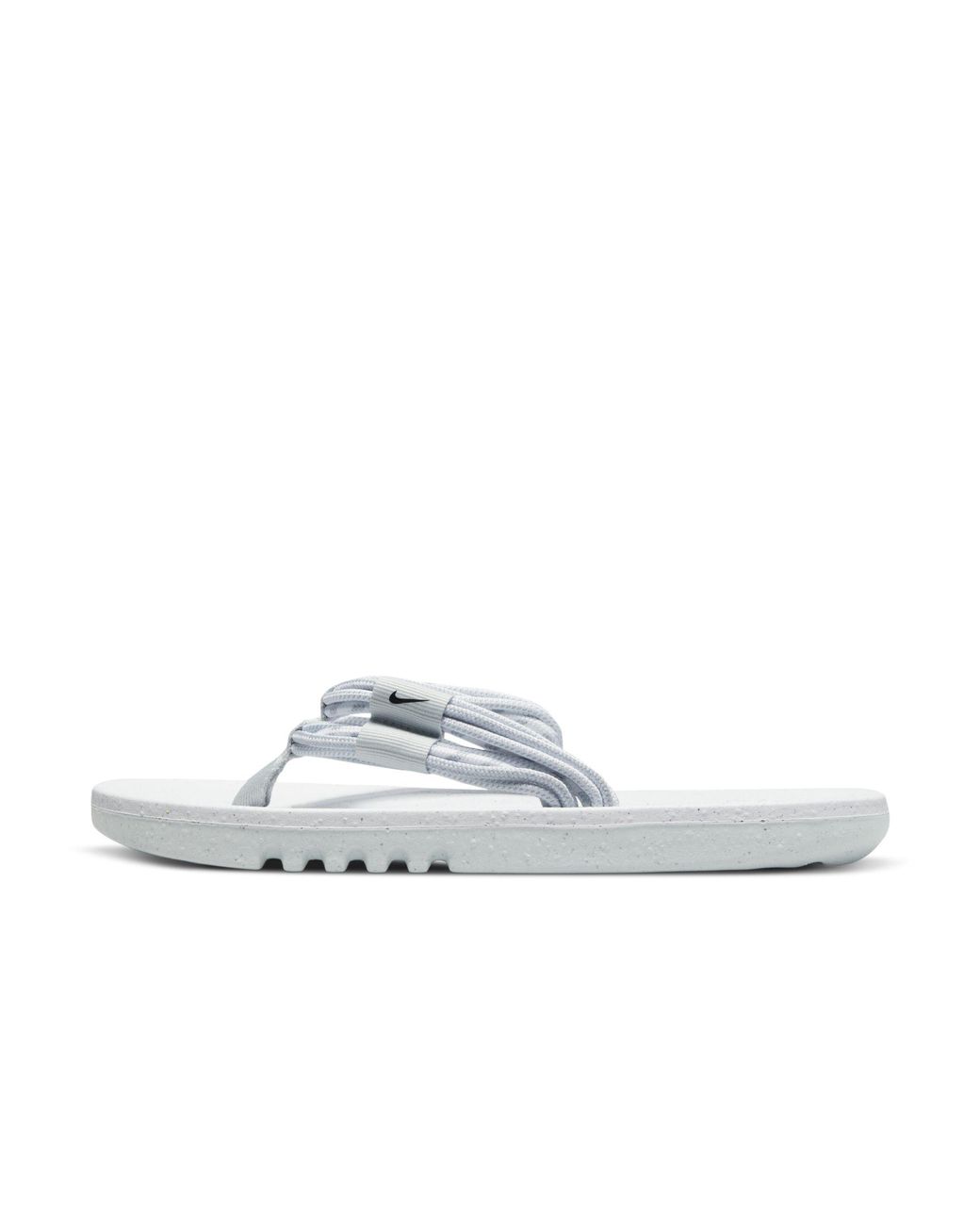 Nike Ecohaven Next Nature Slides in Gray Lyst