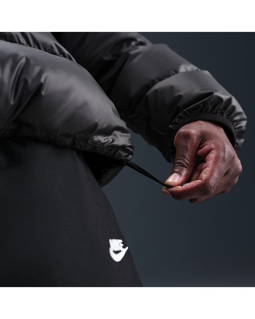 Nike Black Windrunner Down Jacket for men