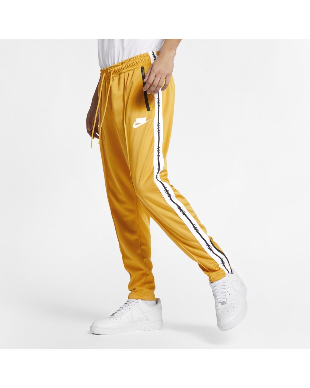 Nike Sportswear Nsw Tracksuit Bottoms in Yellow for Men | Lyst UK