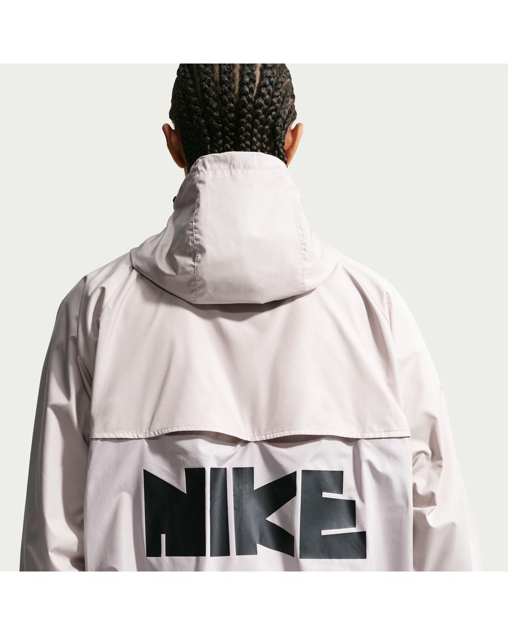 Nike Brown Windrunner Graphic Woven Jacket for men