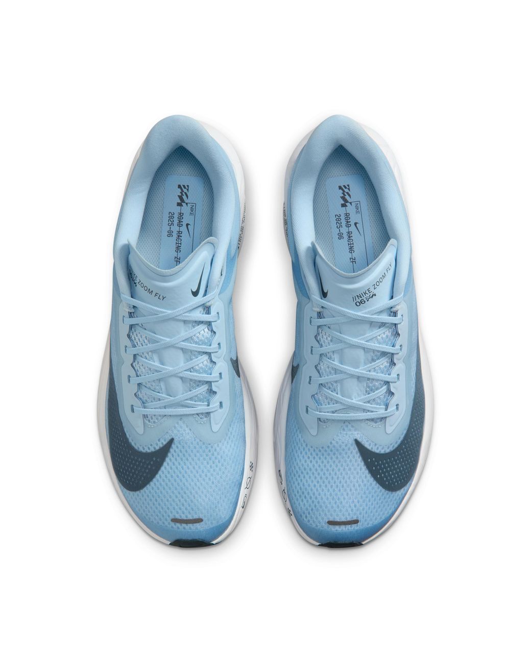 Nike Blue Zoom Fly 6 Road Racing Shoes for men