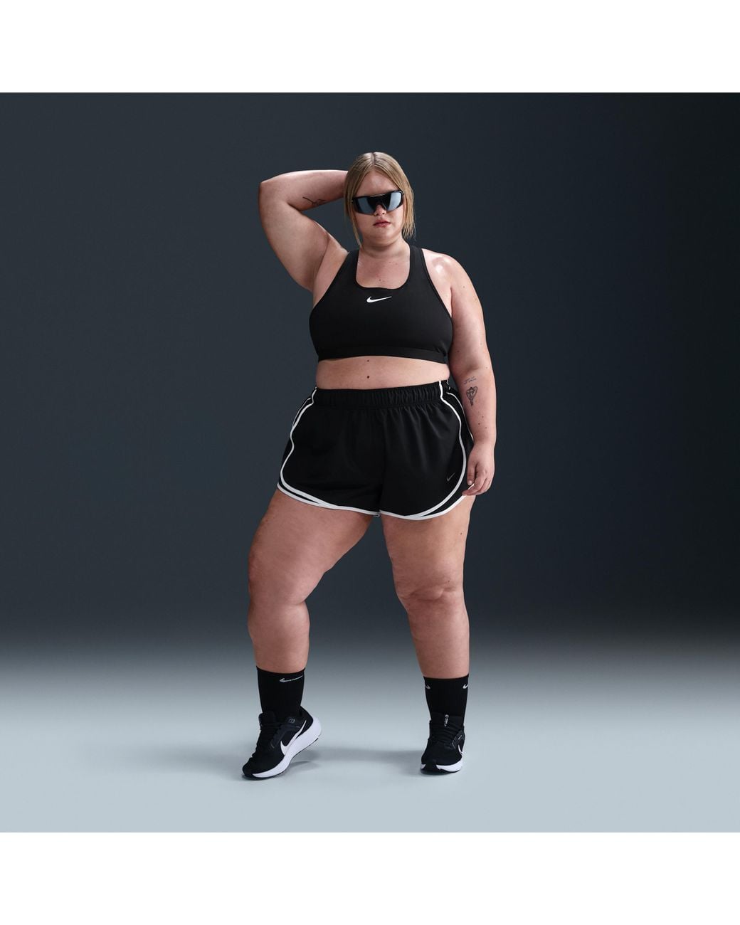 plus size dri fit shorts