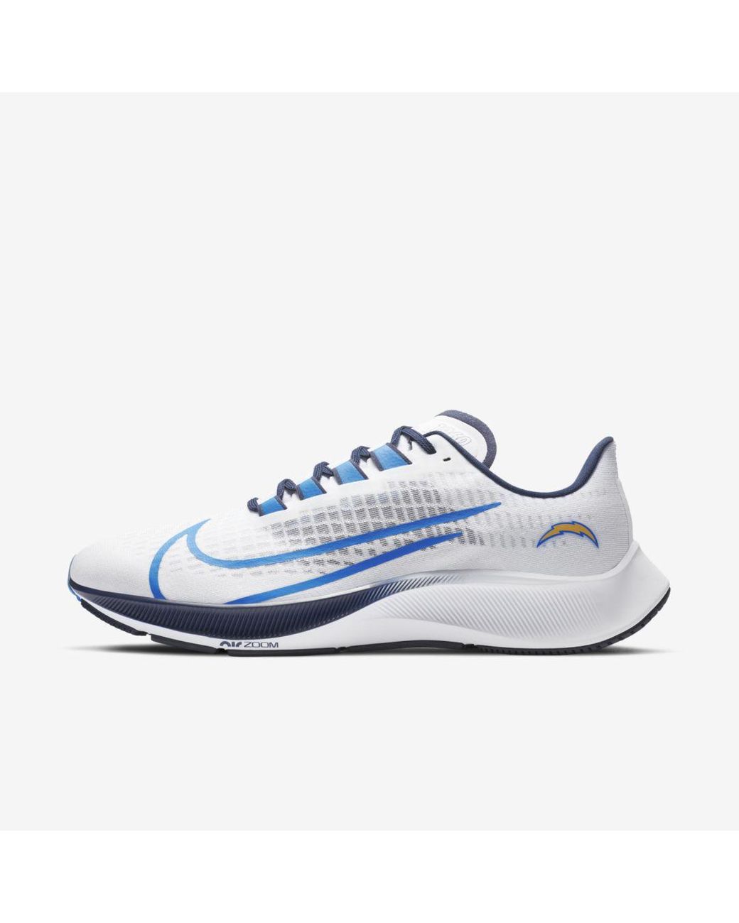 Nike Air Zoom Pegasus 37 (los Angeles Chargers) Running Shoe (white) in Blue  for Men | Lyst