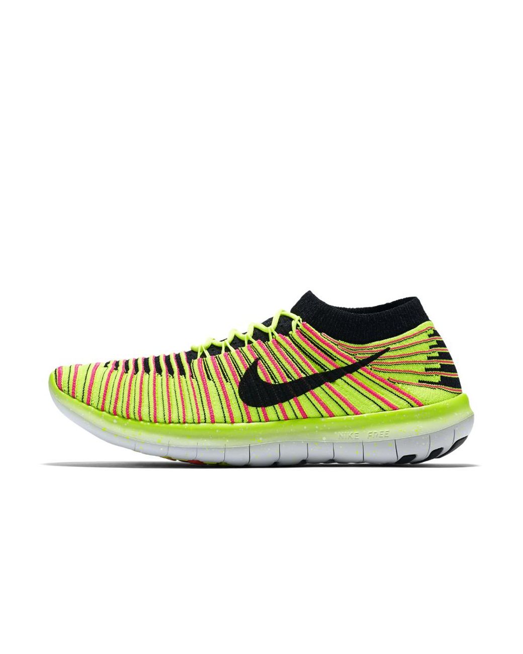 Nike Synthetic Free Rn Motion Flyknit Ultd Women's Running Shoe in Yellow |  Lyst
