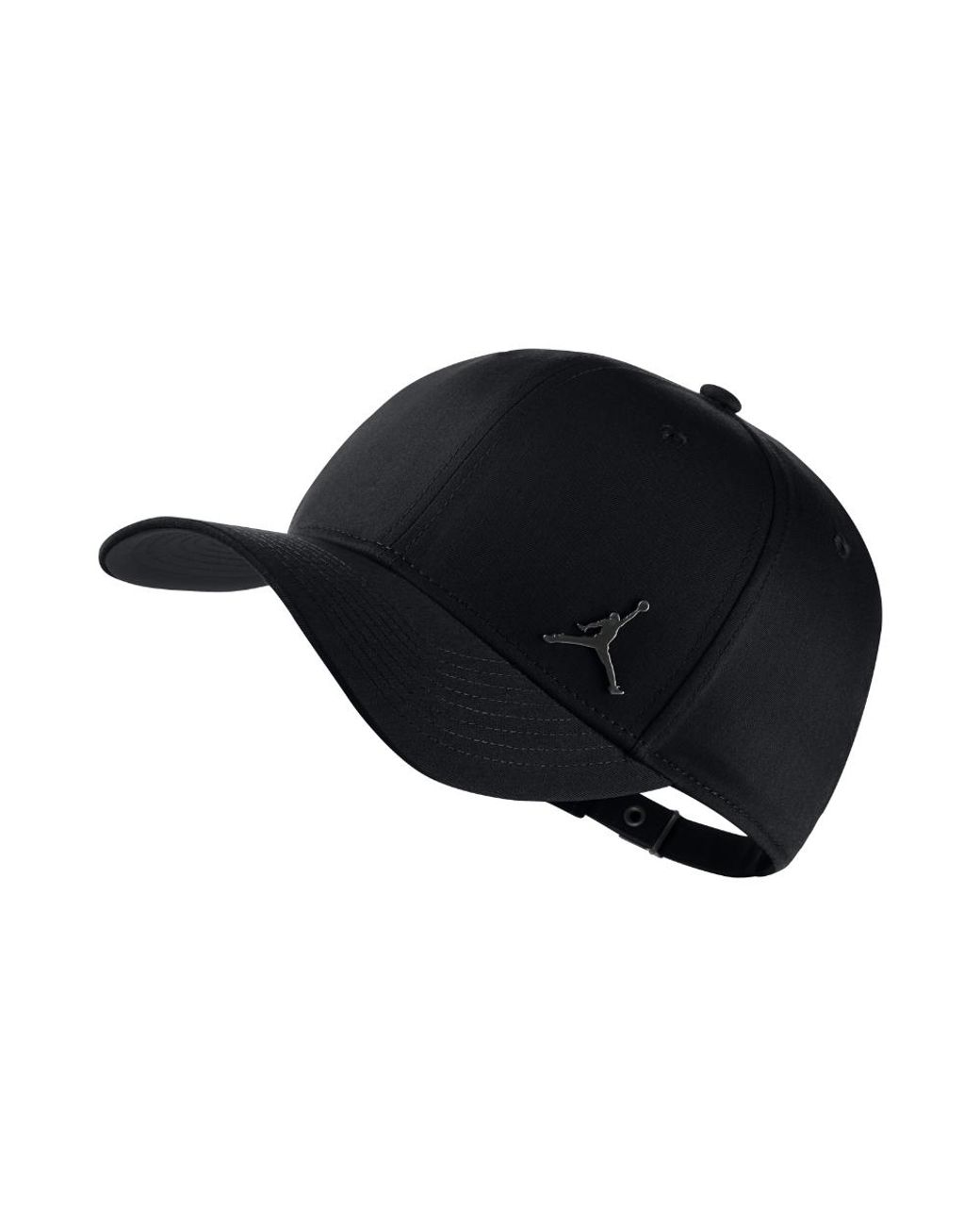 Nike Jordan Classic99 Metal Jumpman Adjustable Hat in Black for Men | Lyst