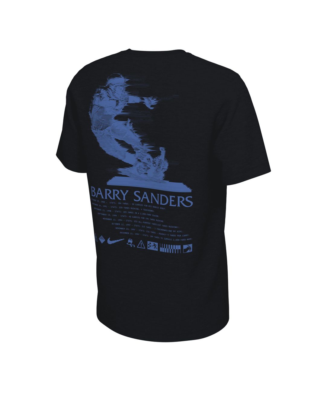 Nike Barry Sanders T shirt in Black for Men Lyst