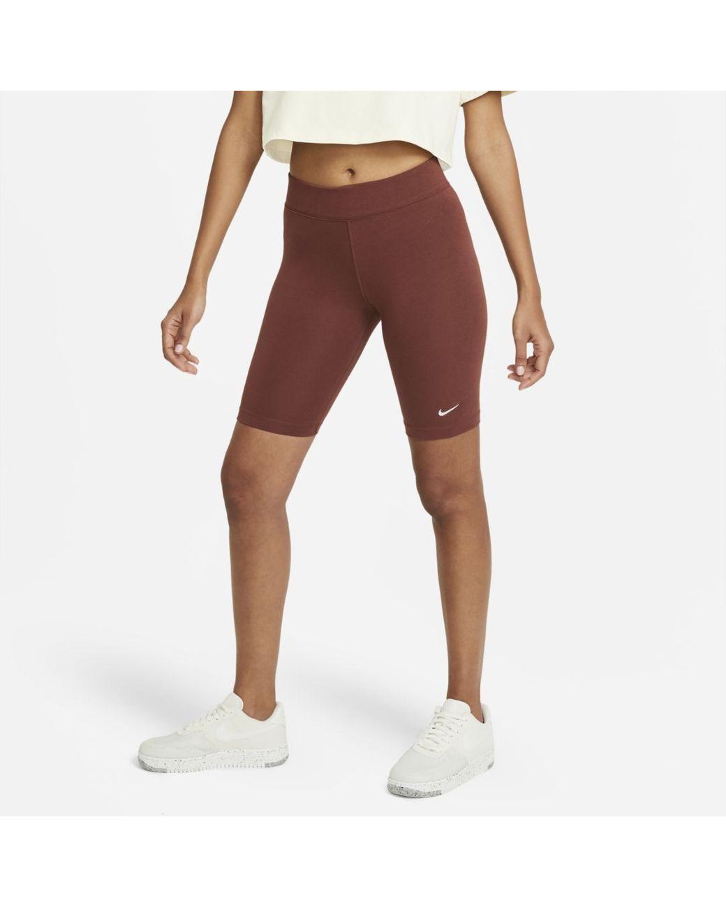 nike women's sportswear essential bike shorts