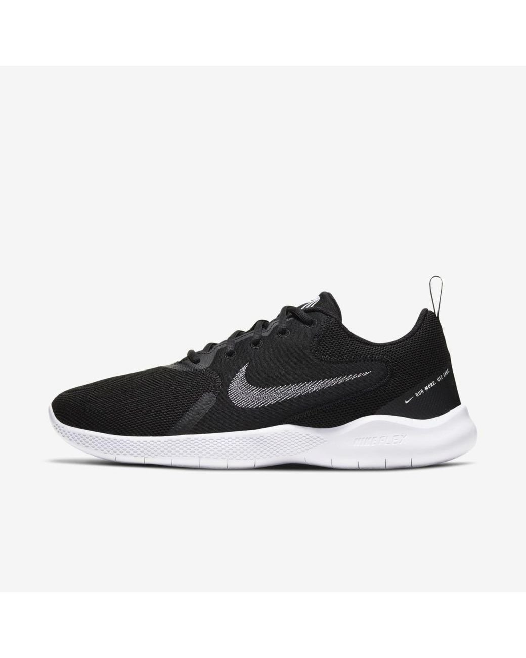 Nike Flex Experience Run 10 Running Shoe in Black,White (White) for Men ...