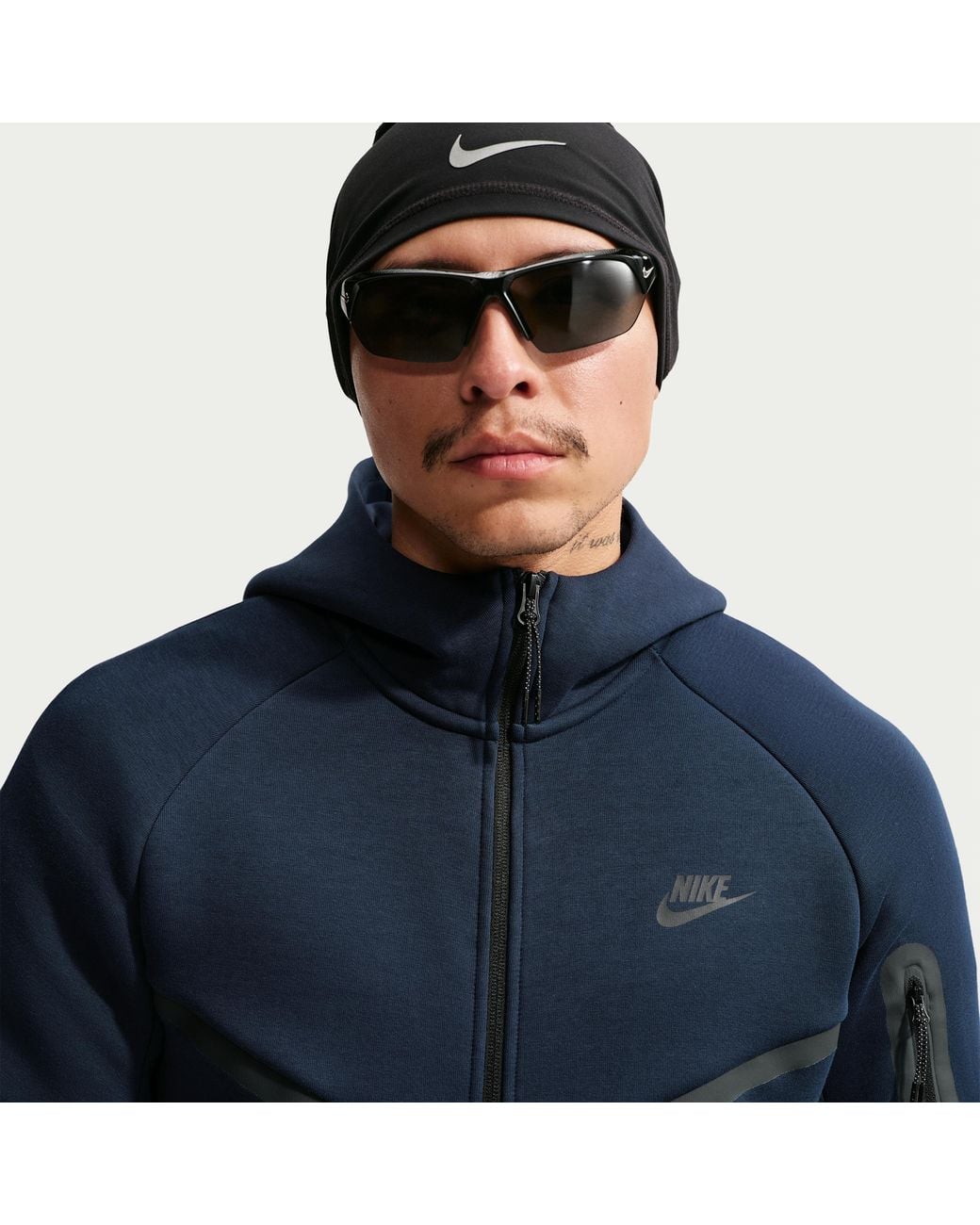 Nike Blue Tech Fleece Windrunner Full-Zip Jacket for men