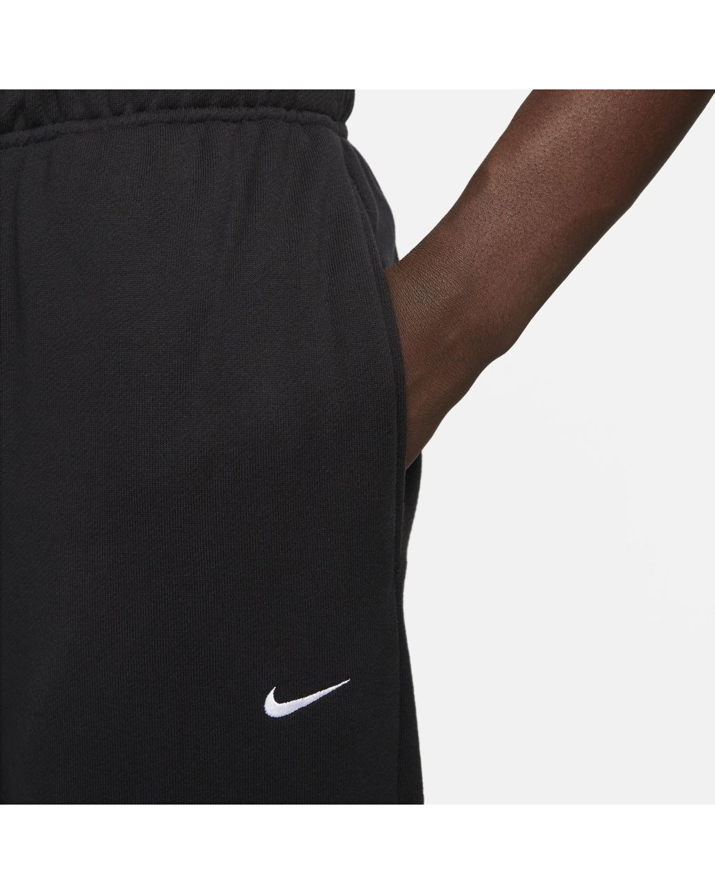 Nike french terry pants black cheap