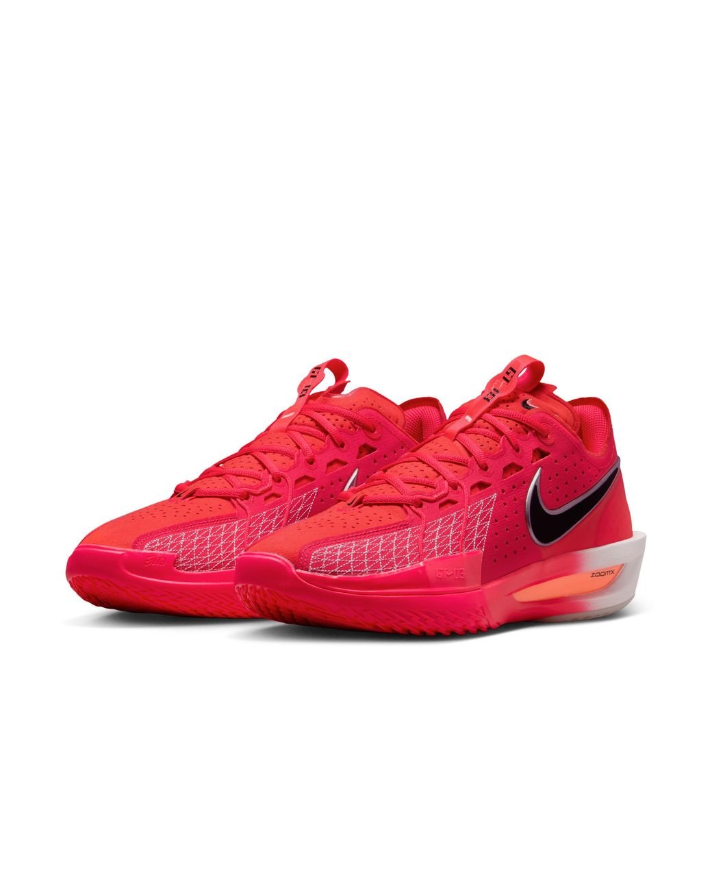 red nike low top basketball shoes