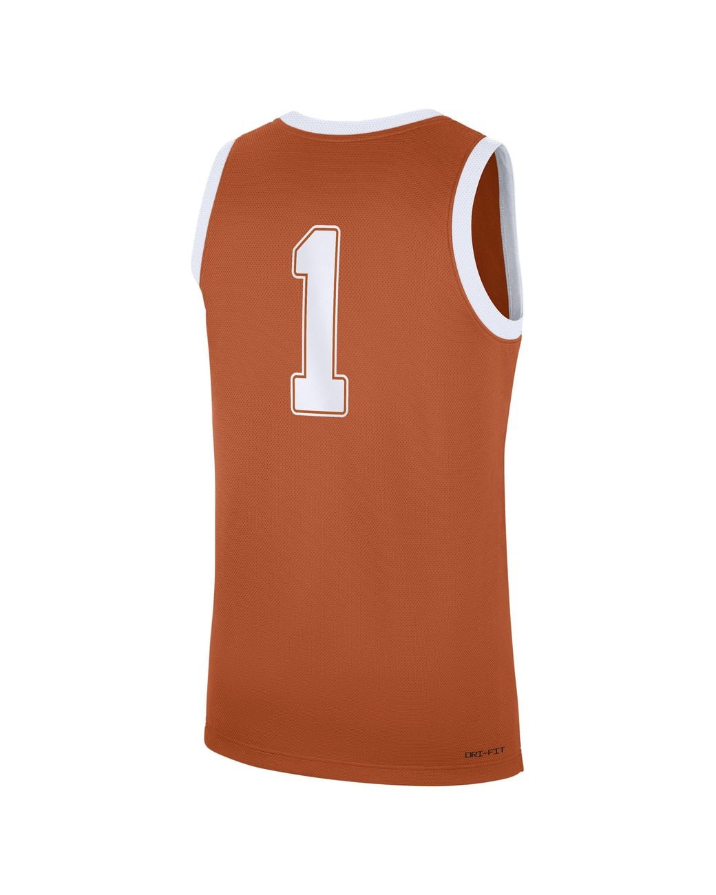 Nike Brown Texas Longhorns Replica College Basketball Jersey for men