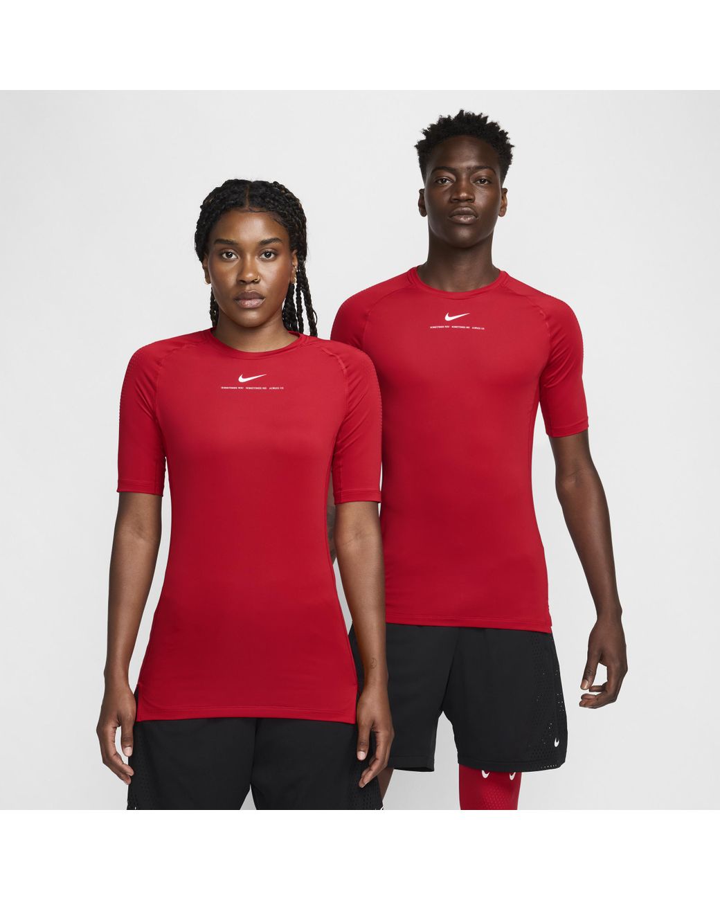 Nike men's base layer short sleeve crew top sales
