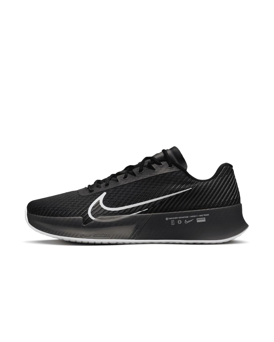 Nike Court Air Zoom Vapor 11 Clay Tennis Shoes in Black for Men | Lyst