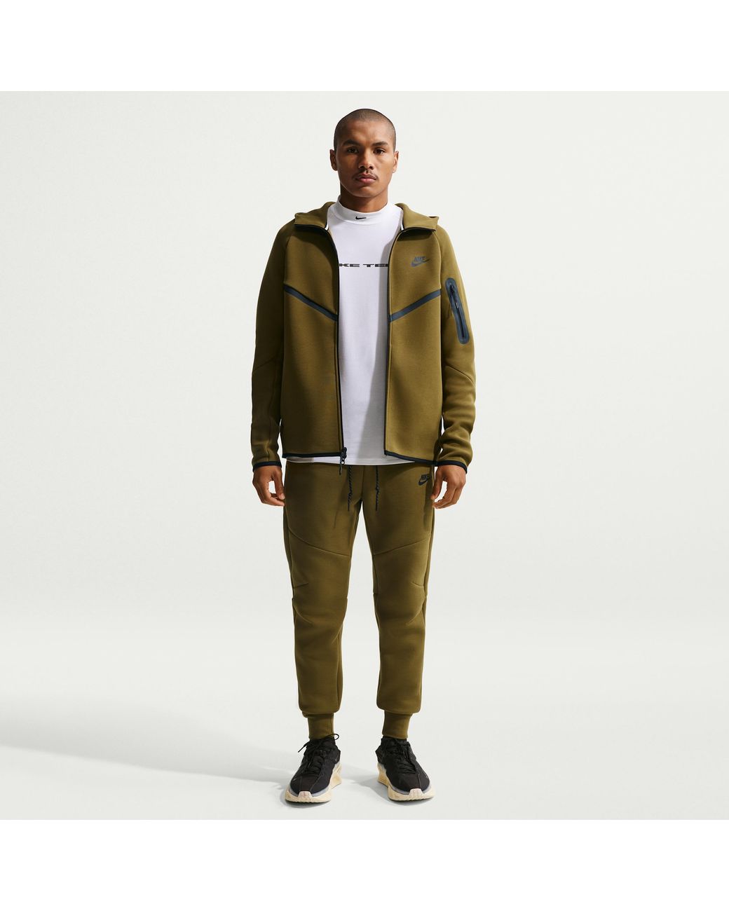 Nike White Tech Fleece Windrunner Full-Zip Jacket for men