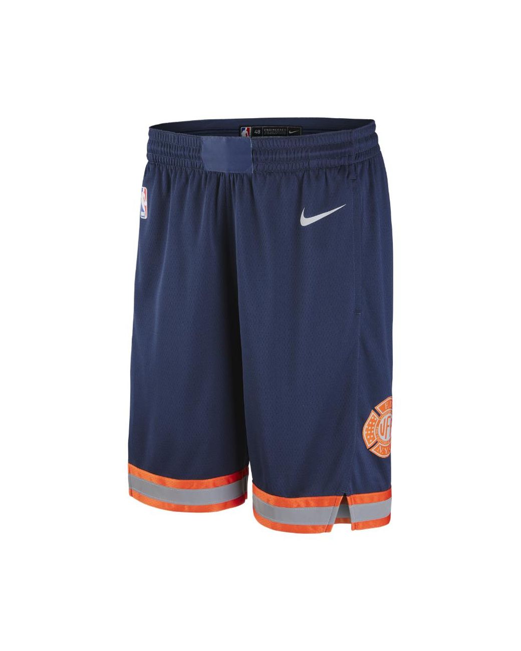 New York Knicks Nike Icon Swingman Shorts - Mens