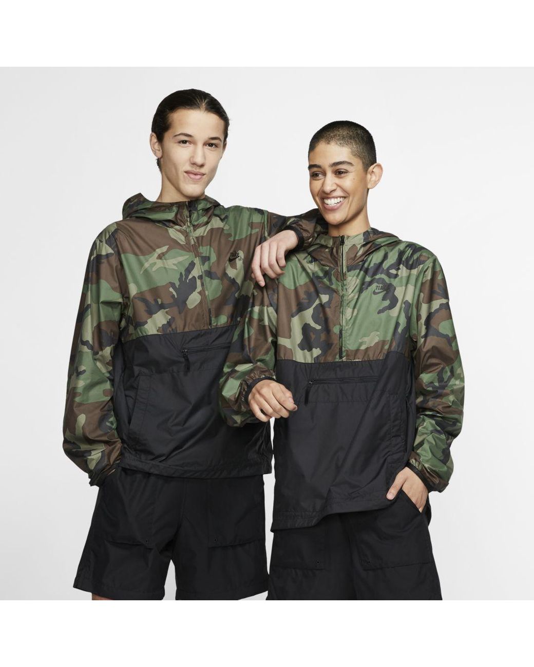 hoffelijkheid volleybal gemakkelijk Nike Sb Camo Skate Anorak Jacket in Green for Men | Lyst